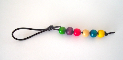 [coloured beads]