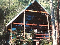 [The Gunderman camp site lodge]